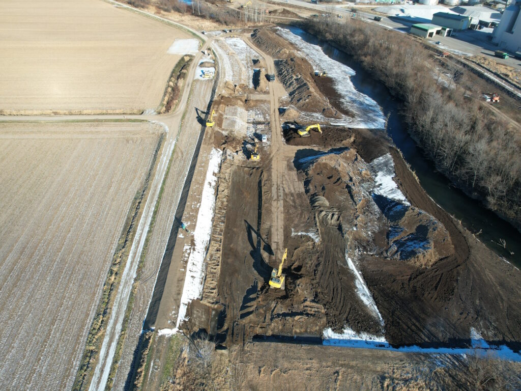 斜里川大規模特定河川改修工事2工区